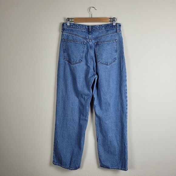 Abercrombie & Fitch Jeans Women 29 8S The Loose High Rise Blue Denim Relaxed - Picture 3 of 5